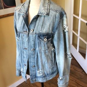 Vanilla Star Destroyed Jean Jacket